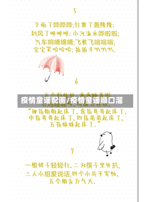 疫情童谣配画/疫情童谣顺口溜
