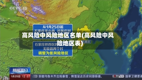 高风险中风险地区名单(高风险中风险地区表)