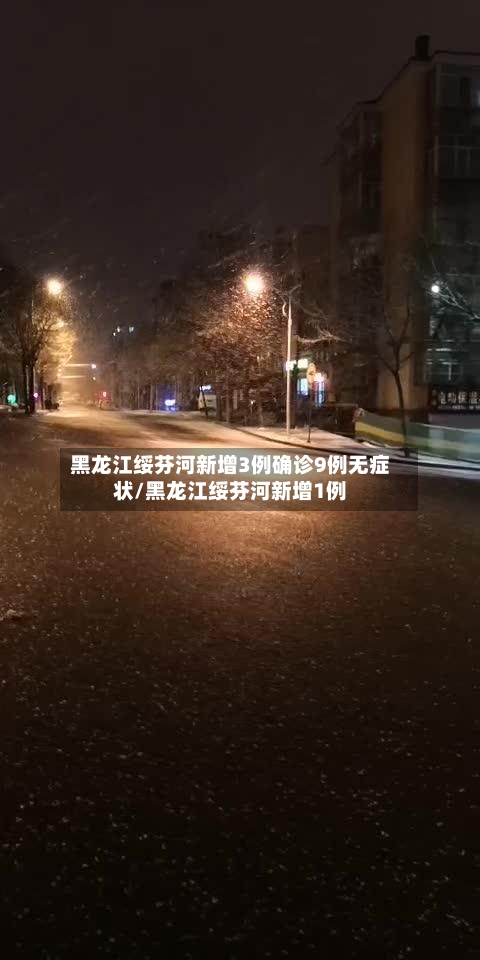 黑龙江绥芬河新增3例确诊9例无症状/黑龙江绥芬河新增1例-第2张图片