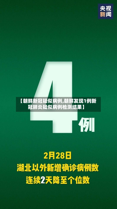 【朝鲜新冠疑似病例,朝鲜发现1例新冠肺炎疑似病例检测结果】