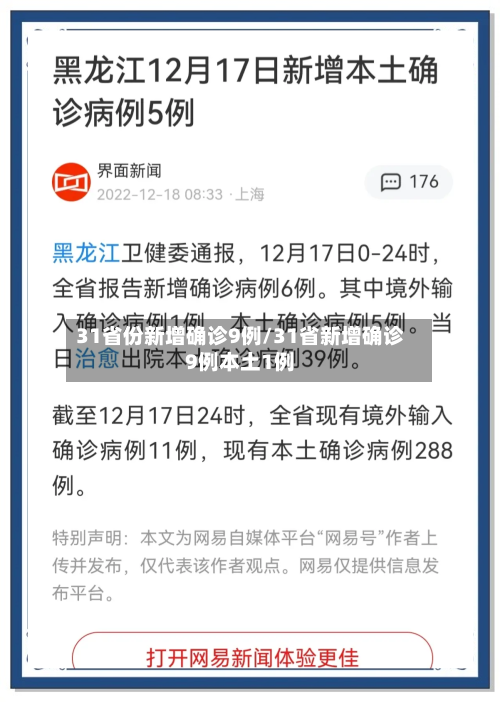 31省份新增确诊9例/31省新增确诊9例本土1例-第2张图片