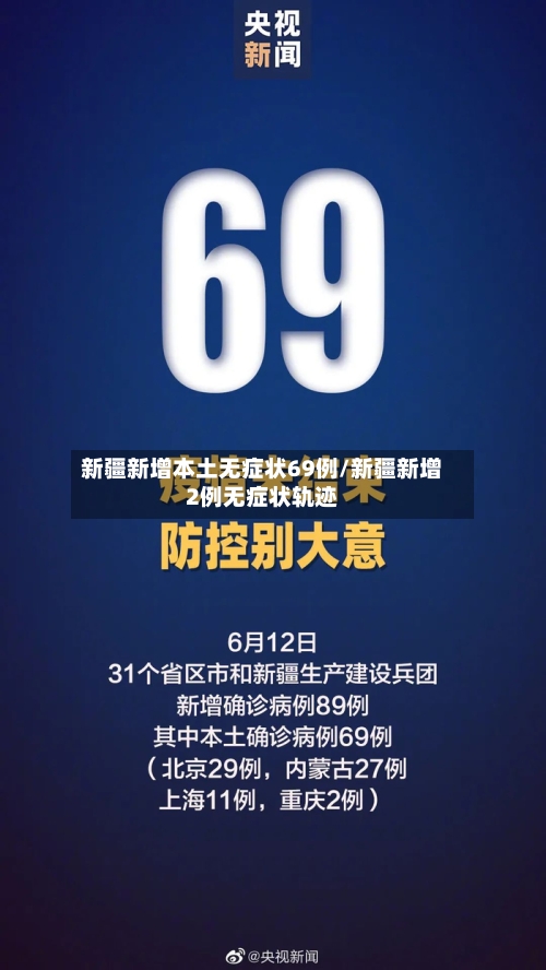 新疆新增本土无症状69例/新疆新增2例无症状轨迹-第2张图片