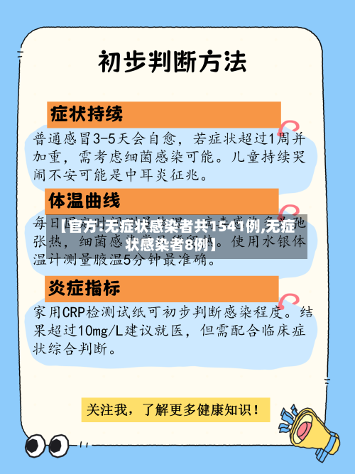 【官方:无症状感染者共1541例,无症状感染者8例】-第2张图片