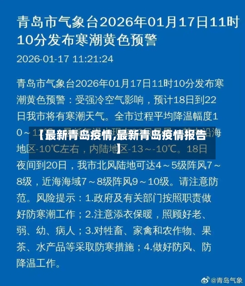 【最新青岛疫情,最新青岛疫情报告】-第2张图片