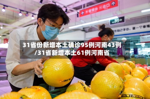 31省份新增本土确诊95例河南43例/31省新增本土61例河南省