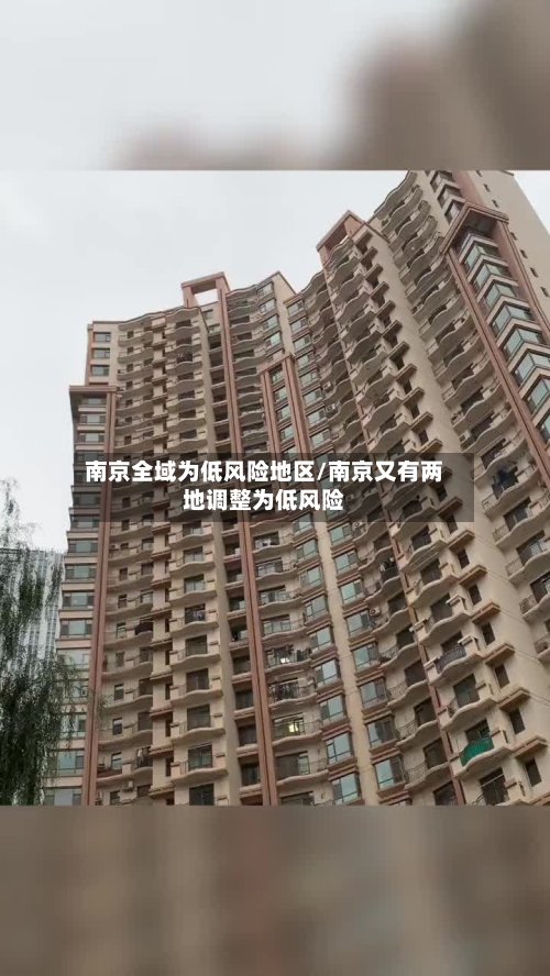 南京全域为低风险地区/南京又有两地调整为低风险-第2张图片