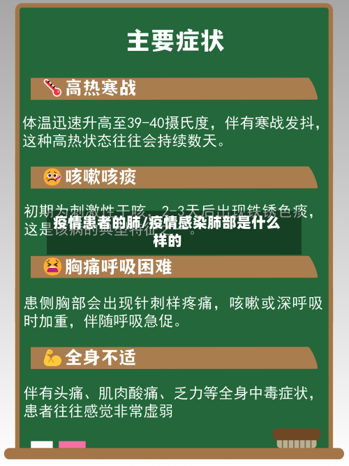 疫情患者的肺/疫情感染肺部是什么样的