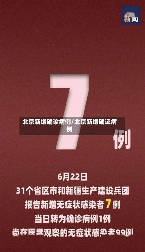 北京新增确诊病例/北京新增确证病例
