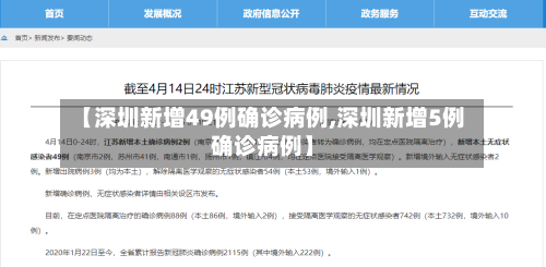 【深圳新增49例确诊病例,深圳新增5例确诊病例】-第3张图片