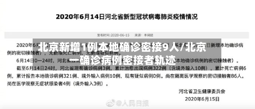 北京新增1例本地确诊密接9人/北京一确诊病例密接者轨迹-第2张图片