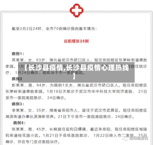 【长沙县疫情,长沙县疫情心理热线】