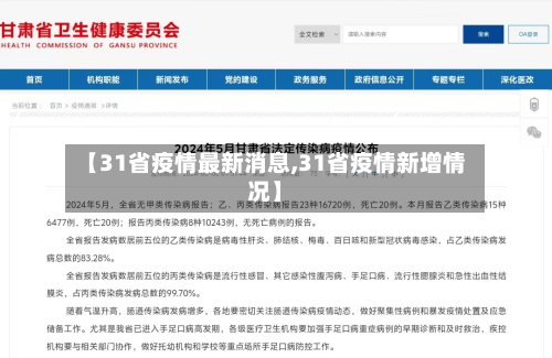 【31省疫情最新消息,31省疫情新增情况】