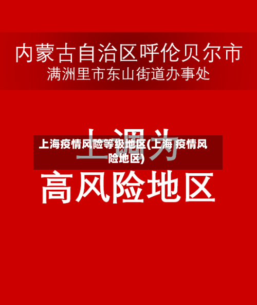 上海疫情风险等级地区(上海 疫情风险地区)-第2张图片