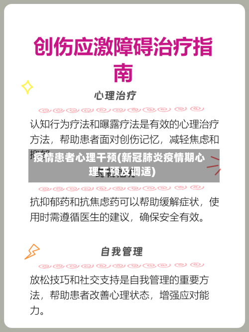 疫情患者心理干预(新冠肺炎疫情期心理干预及调适)-第2张图片