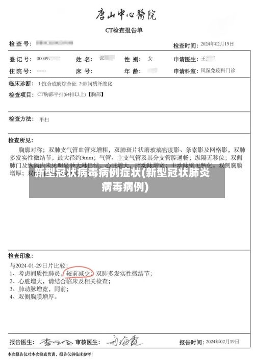 新型冠状病毒病例症状(新型冠状肺炎病毒病例)-第2张图片