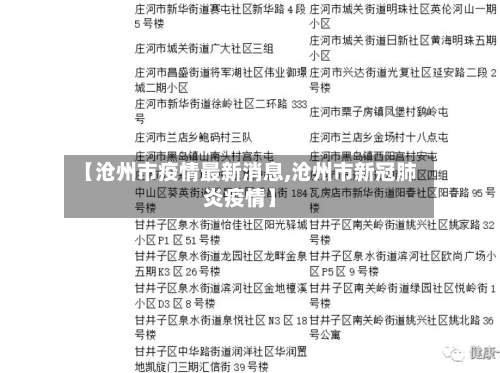 【沧州市疫情最新消息,沧州市新冠肺炎疫情】-第2张图片