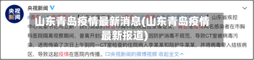山东青岛疫情最新消息(山东青岛疫情最新报道)-第2张图片