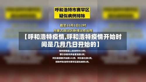 【呼和浩特疫情,呼和浩特疫情开始时间是几月几日开始的】-第3张图片