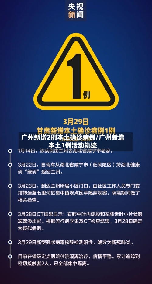 广州新增2例本土确诊病例/广州新增本土1例活动轨迹-第2张图片