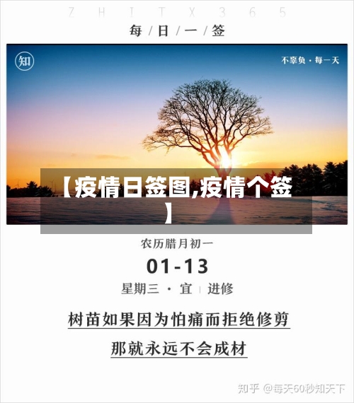 【疫情日签图,疫情个签】