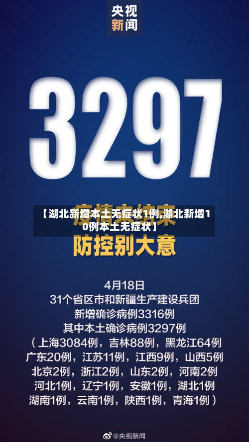 【湖北新增本土无症状1例,湖北新增10例本土无症状】