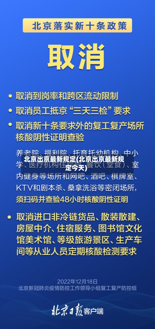 北京出京最新规定(北京出京最新规定今天)-第1张图片