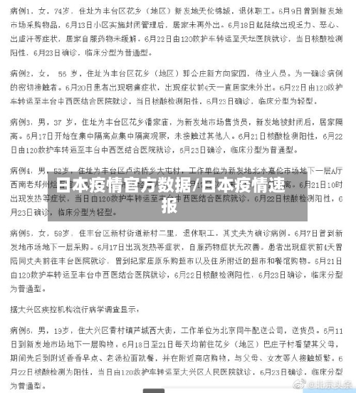 日本疫情官方数据/日本疫情速报-第2张图片