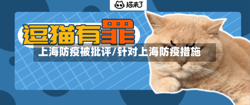 上海防疫被批评/针对上海防疫措施