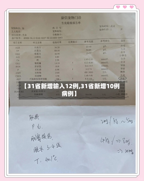 【31省新增输入12例,31省新增10例病例】