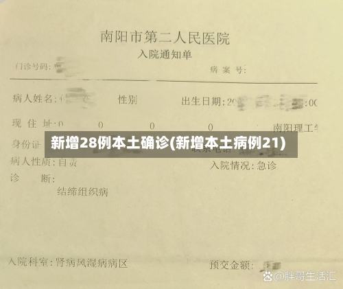 新增28例本土确诊(新增本土病例21)
