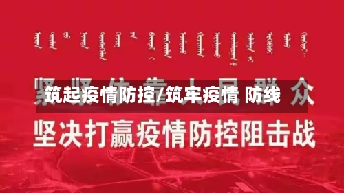 筑起疫情防控/筑牢疫情 防线