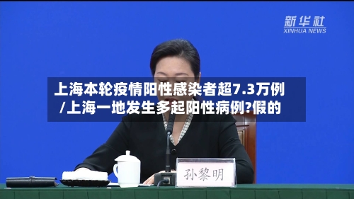上海本轮疫情阳性感染者超7.3万例/上海一地发生多起阳性病例?假的-第2张图片