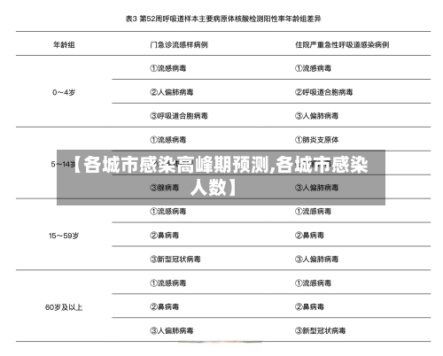 【各城市感染高峰期预测,各城市感染人数】-第3张图片